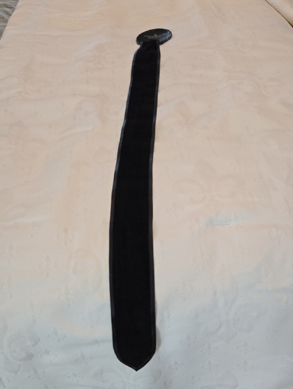Ladies Black Peacock Feather Belt - Picture 5 of 6